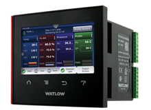 Watlow's F4T with INTUITION 1/4 DIN Controller & Touchscreen