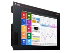 GT25 Wide Model Graphic Operation Terminal from Mitsubishi