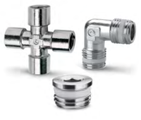Series S2000 Nickel-Plated Brass Pipe Fittings