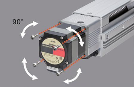 Variable cable outlet direction