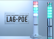 Patlite LA6-POE Ethernet Programmable LED Signal Tower