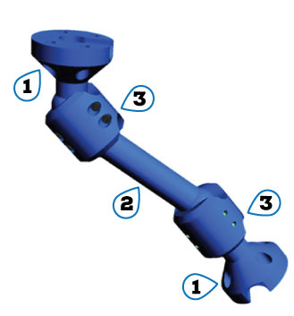 Swivellink Imperial Single Arm Kit Part AFSB-1004