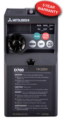 Mitsubishi Electric FR-D700 Series Micro Variable Frequency Drive
