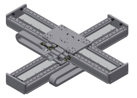 Parker XLM Series Linear Motor Stages Open X Y Configuration