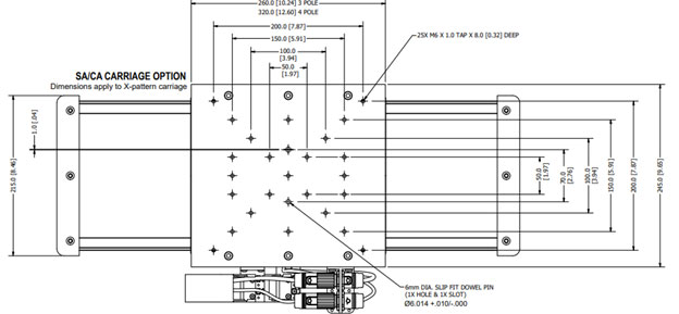 XLM Series Linear Motor Stages XLM200 Specifications