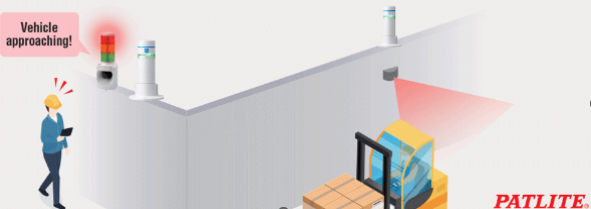 Patlite Blindspot Alert System