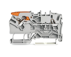 Rail-Mount Terminal Blocks with Levers from WAGO