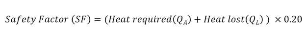 safety factor formula