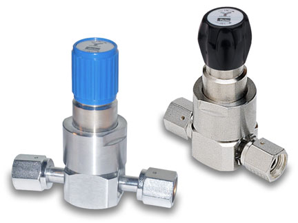 SQ2Micro Series Ultra-High Purity (UHP) Tied-diaphragm Pressure Regulators Parker Veriflo